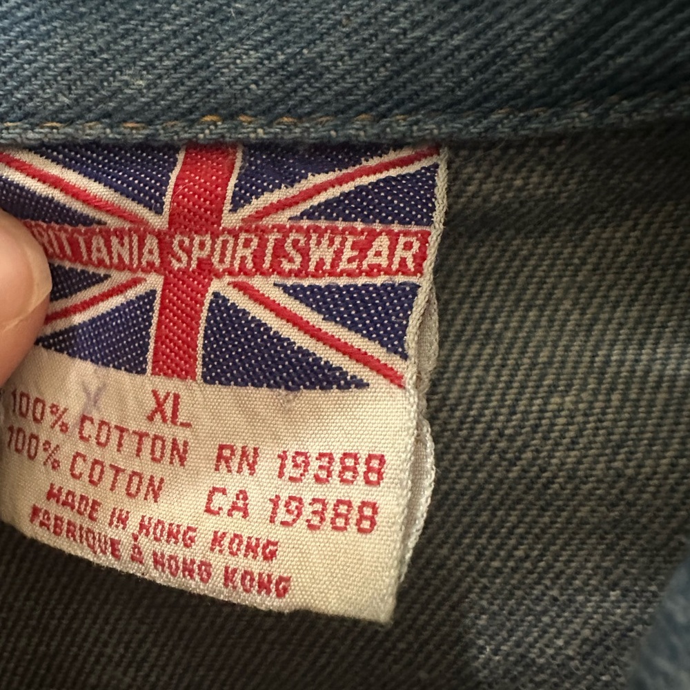Brittania Sportswear Vintage Denim Jacket - Picture 3 of 4